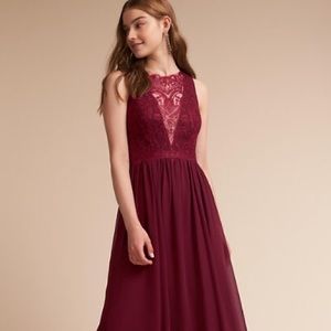 BHLDN by Jenny Yoo Dolly Dress Cabernet
